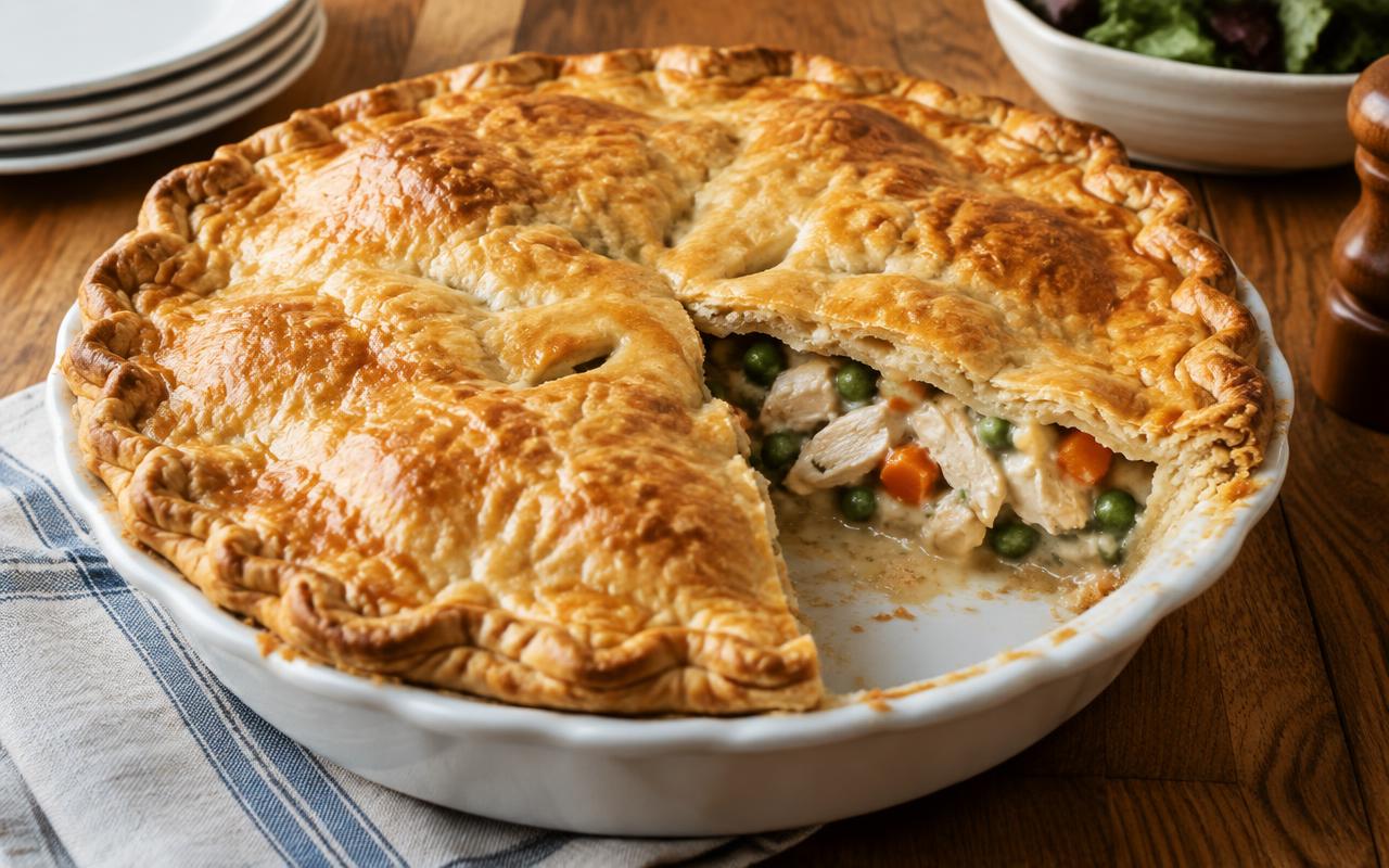 Article image for: How Do You Make Chicken Pot Pie From Scratch? - A professional photo related to food & drink