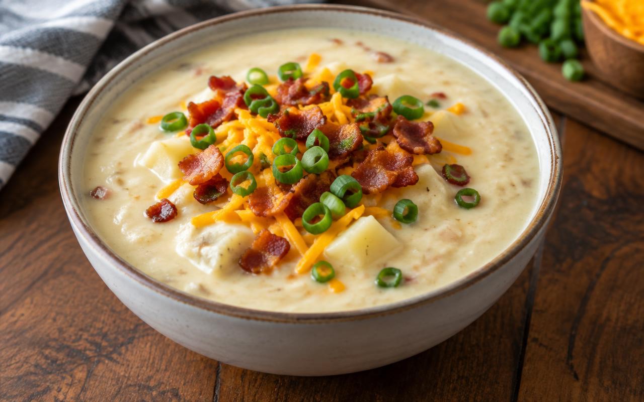 Article image for: How Do You Make Creamy Potato Soup From Scratch? - A professional photo related to food & drink