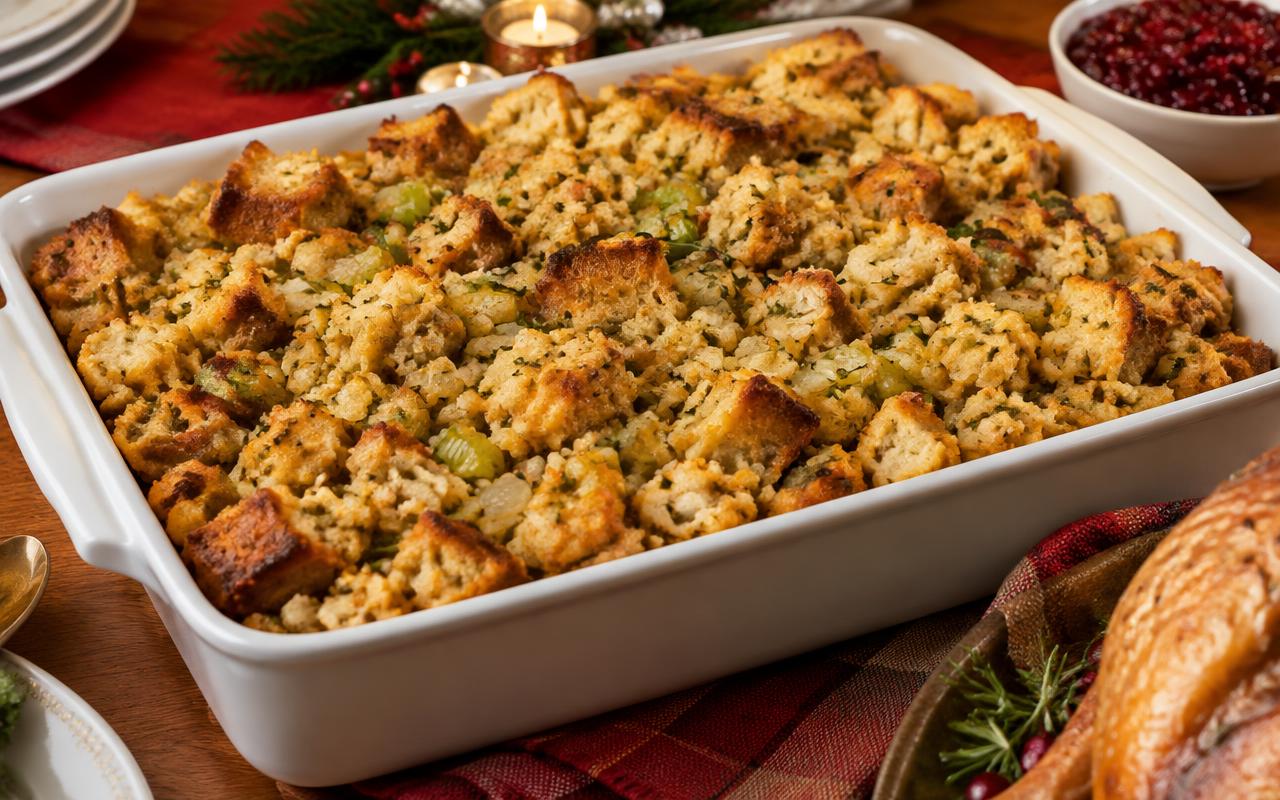 Article image for: How Do You Make Homemade Stuffing From Scratch? - A professional photo related to food & drink