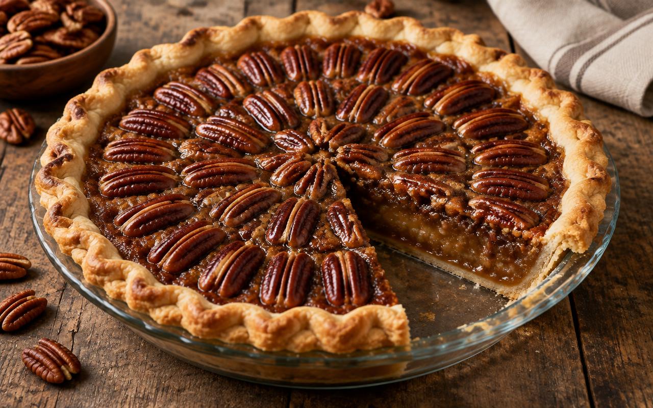 Article image for: How Do You Make Pecan Pie That Sets Perfectly? - A professional photo related to food & drink