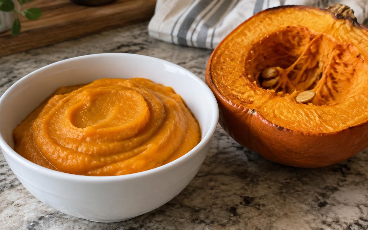 Article image for: How Do You Make Pumpkin Puree at Home From a Fresh Pumpkin? - A professional photo related to food & drink