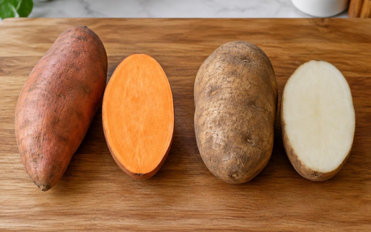 Article image for: Is a Sweet Potato Healthier Than a Regular Potato? - A professional photo related to nutrition & diet